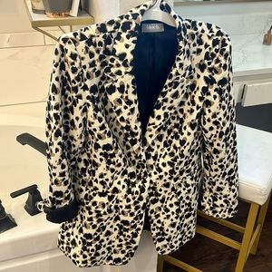 Leopard blazer